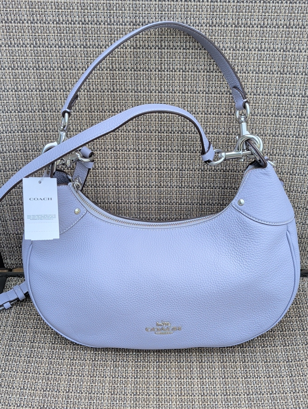 Coach Mara (C1790) Pebbled Leather Hobo/Crossbody Bag NWT